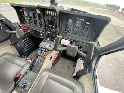 Cockpit and instrument panel of a 1987 Socata TB-10 Tobago.