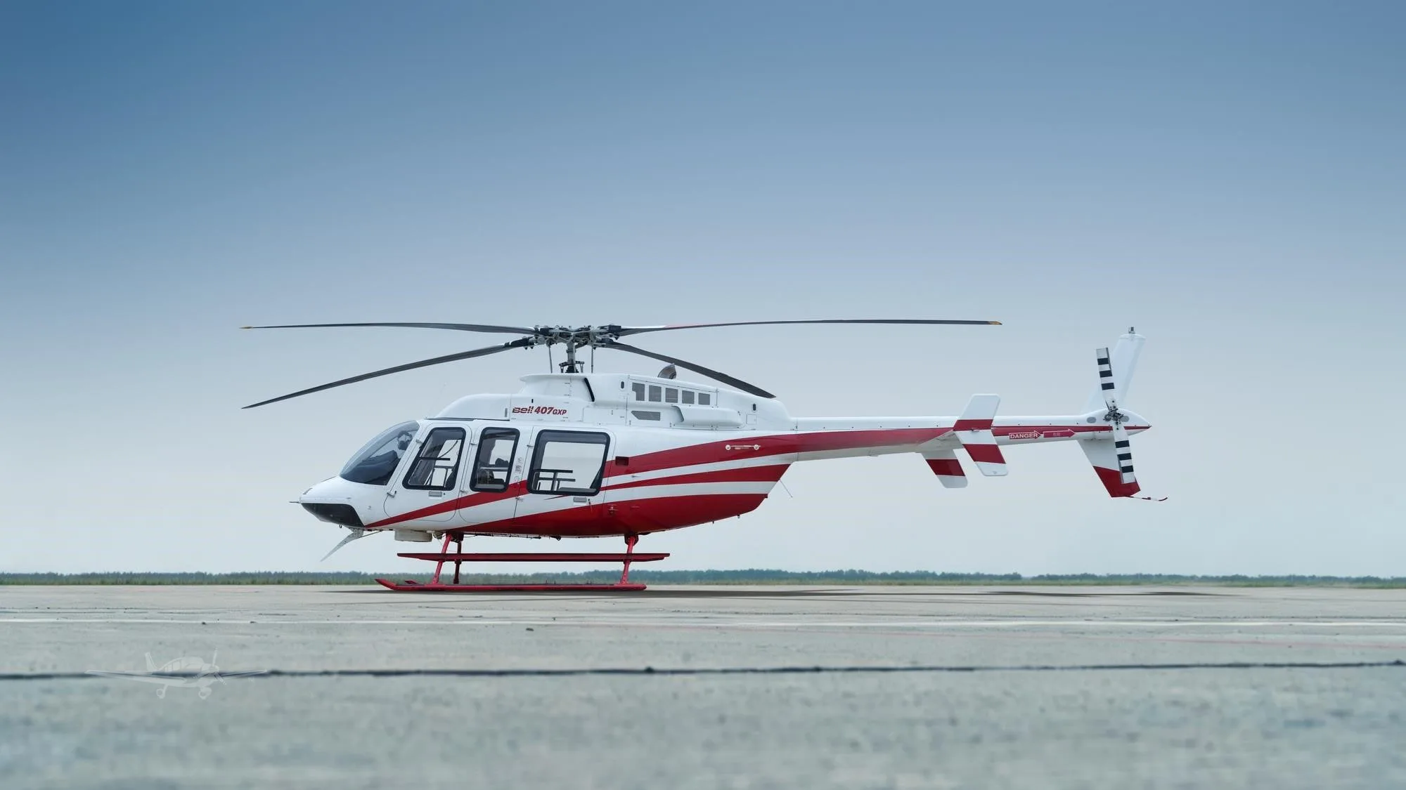 Exterior view of a 2017 BELL 407GXP.