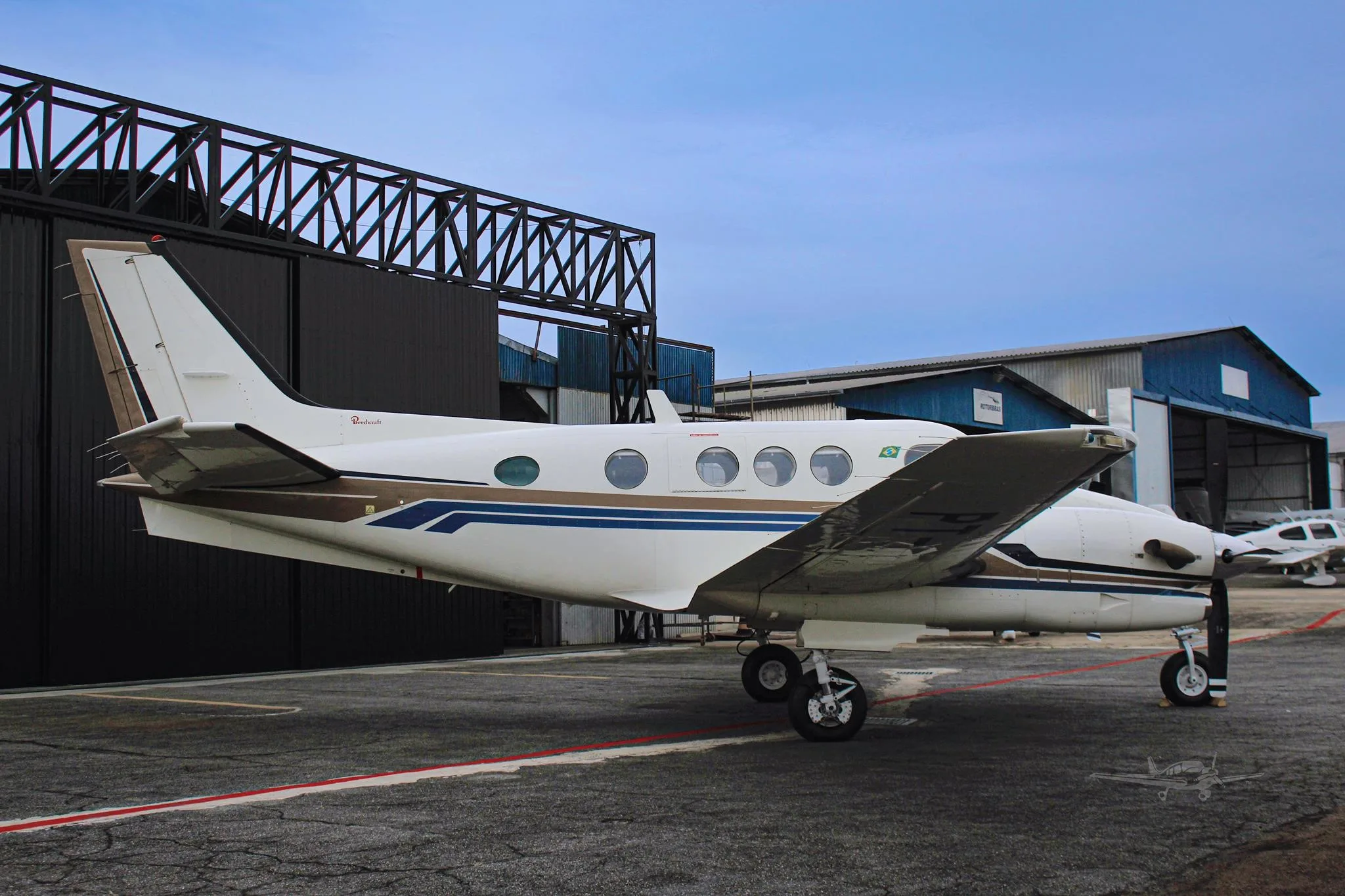 Exterior view of a 1997 BEECHCRAFT KING AIR C90B, PTFCM.