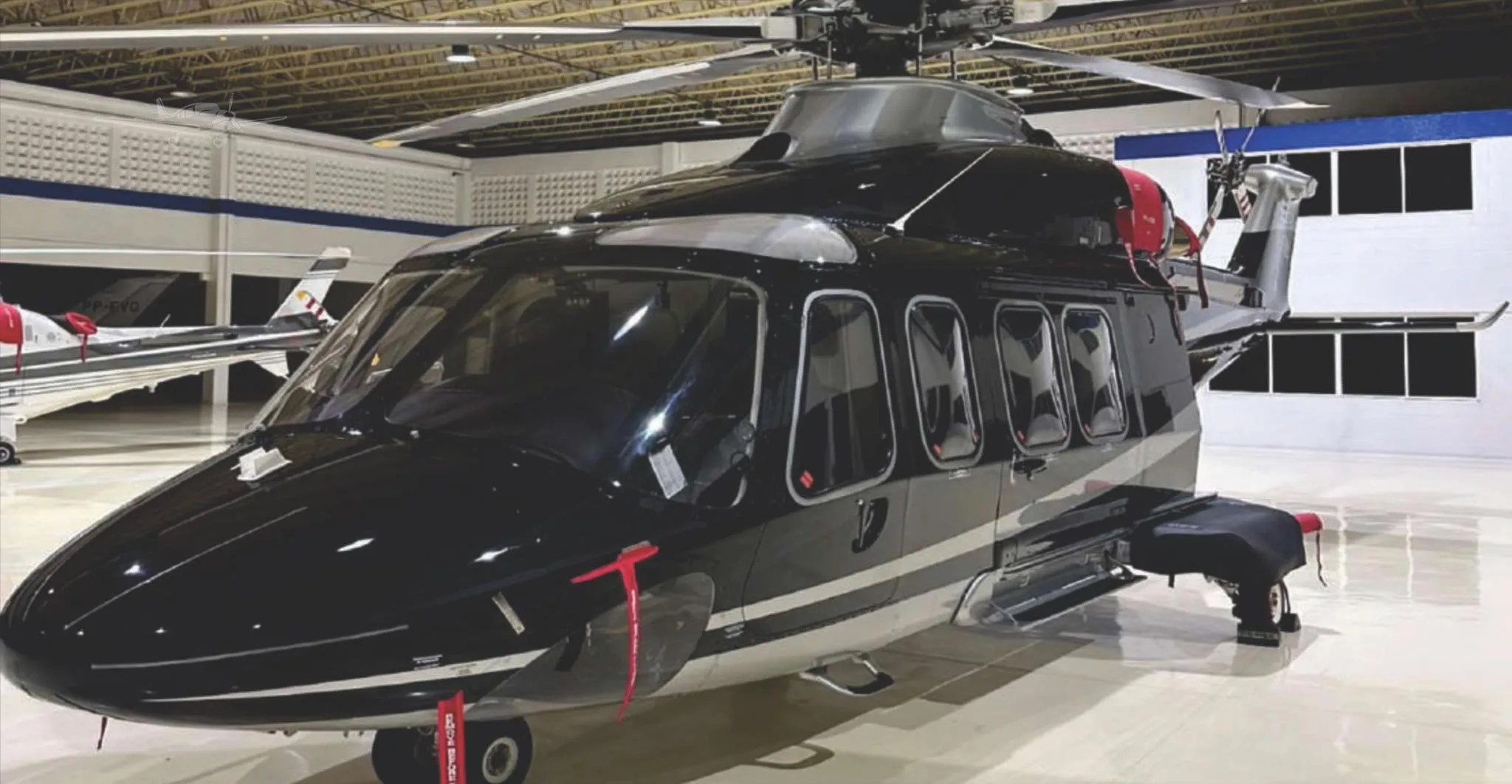 Exterior view of a 2008 LEONARDO AW139.