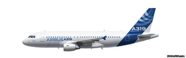 Marketing image of a 2006 Airbus A319.