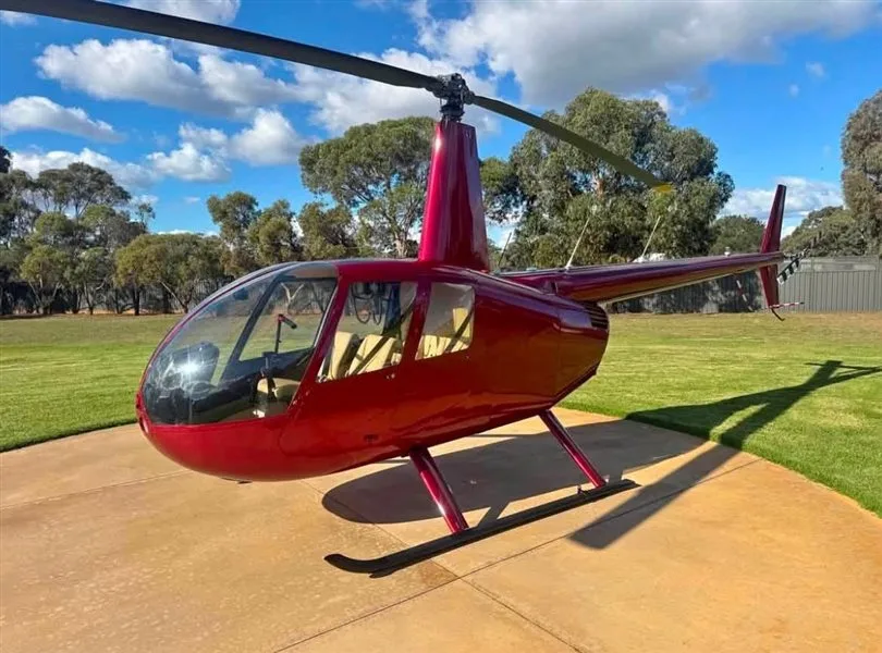 Exterior view of a 2007 Robinson R44 Raven I Helicopter.