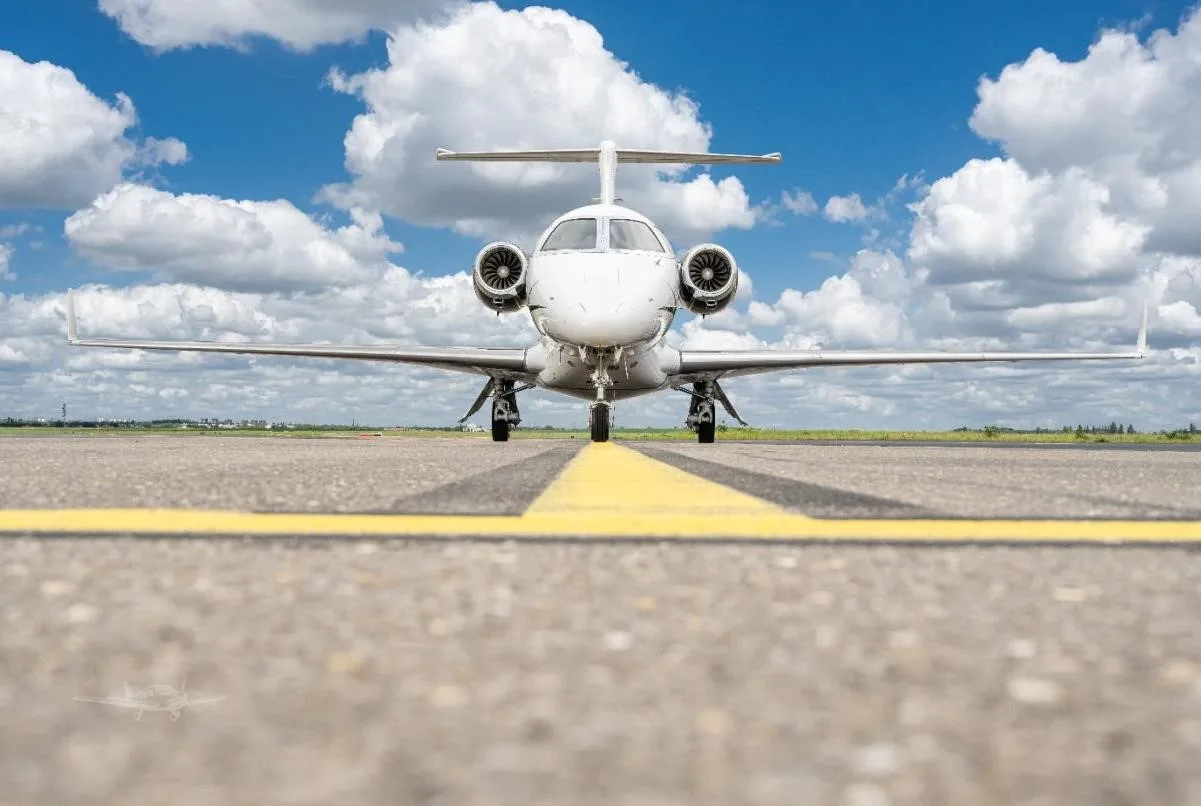 Exterior view of a 2016 EMBRAER PHENOM 300.
