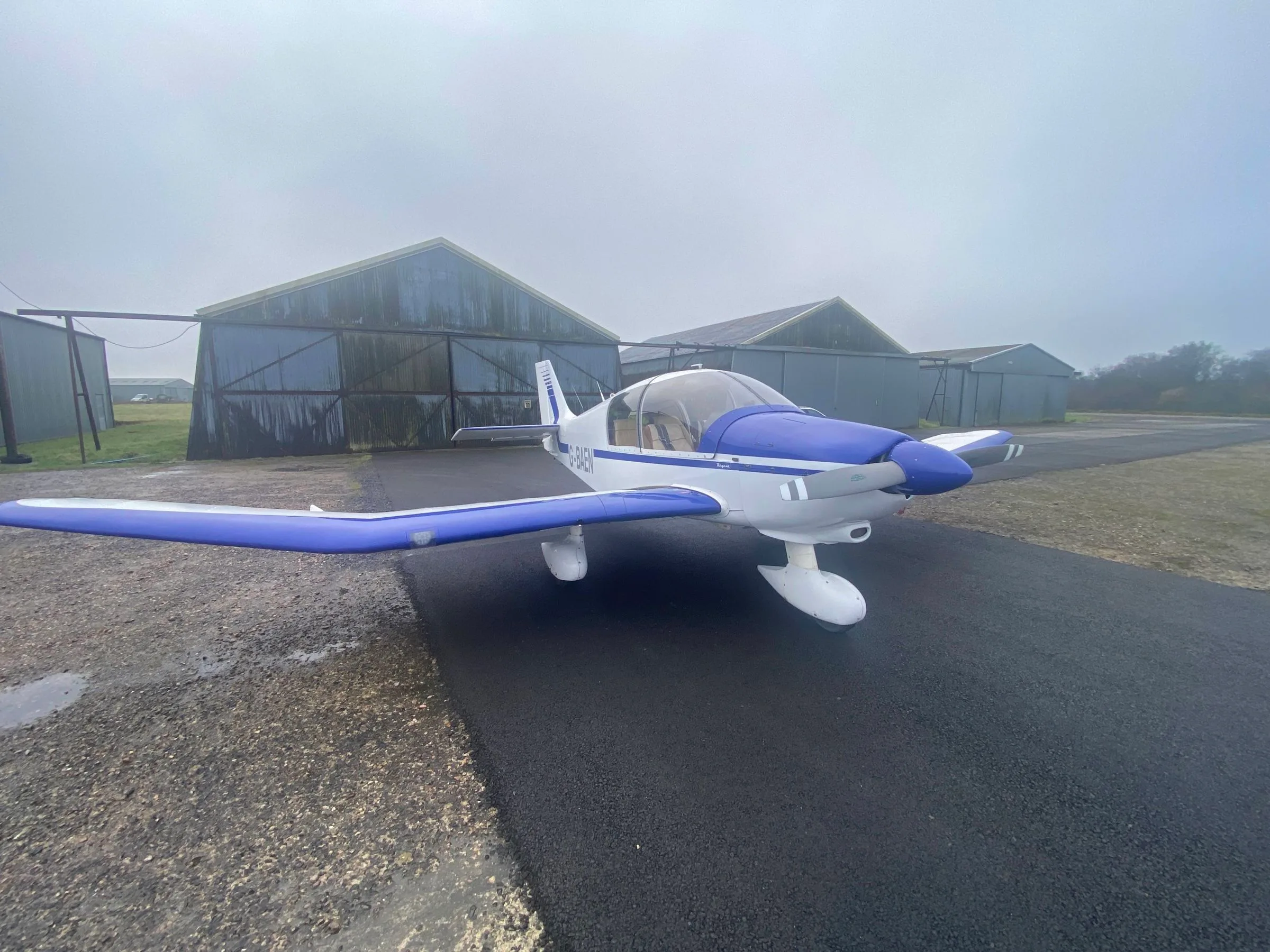 Marketing image of a 1972 Robin DR-400 180 Regent.