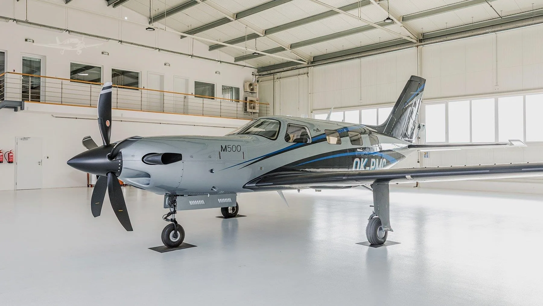 Exterior view of a 2025 PIPER M500, OK-PMC.