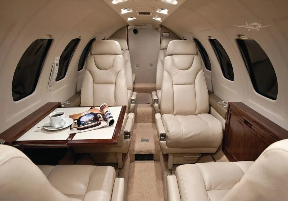 Cabin interior of a 1981 CESSNA CITATION II.