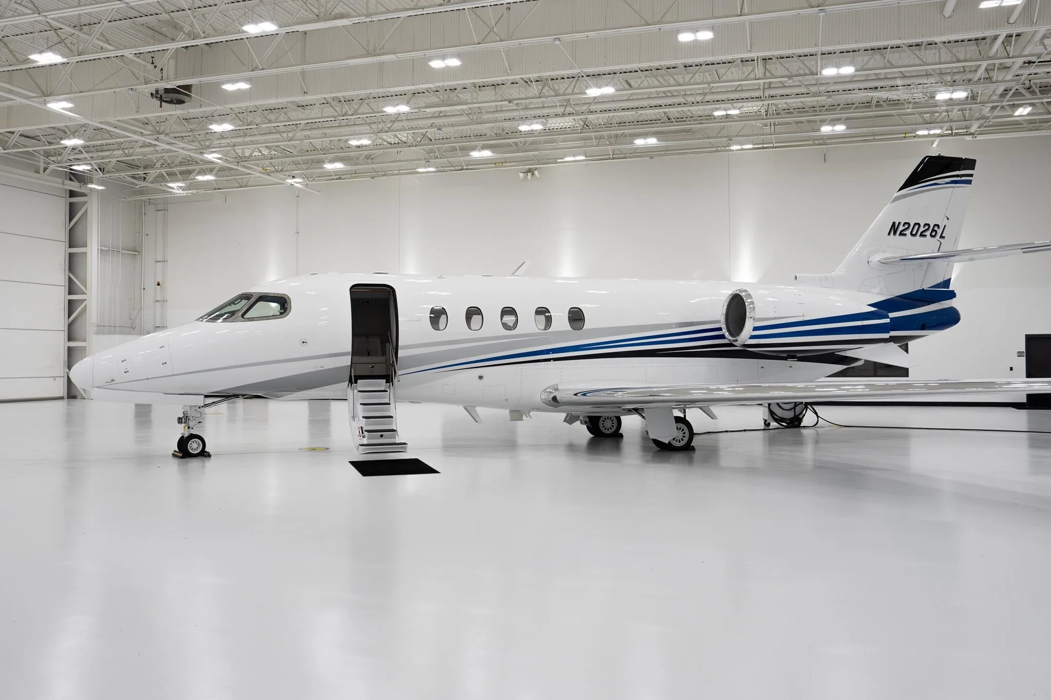 Exterior view of a 2026 CESSNA CITATION LATITUDE, N2026L.