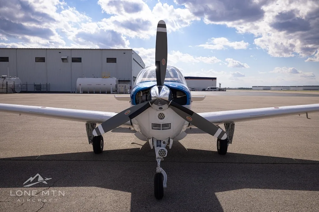 Exterior view of a 2025 Beechcraft G36 SN, E-4160.