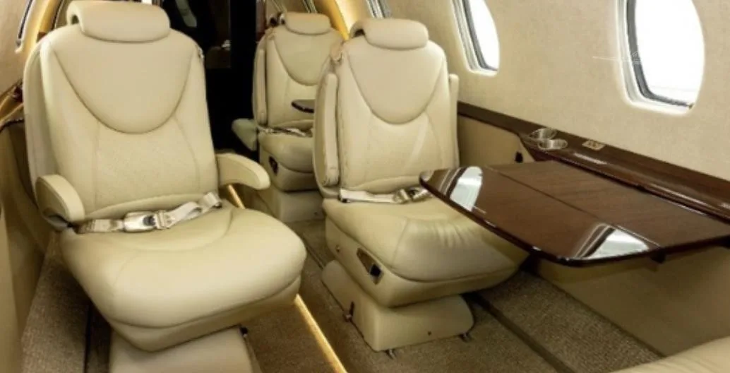 Cabin interior of a 2020 CESSNA CITATION XLS+.