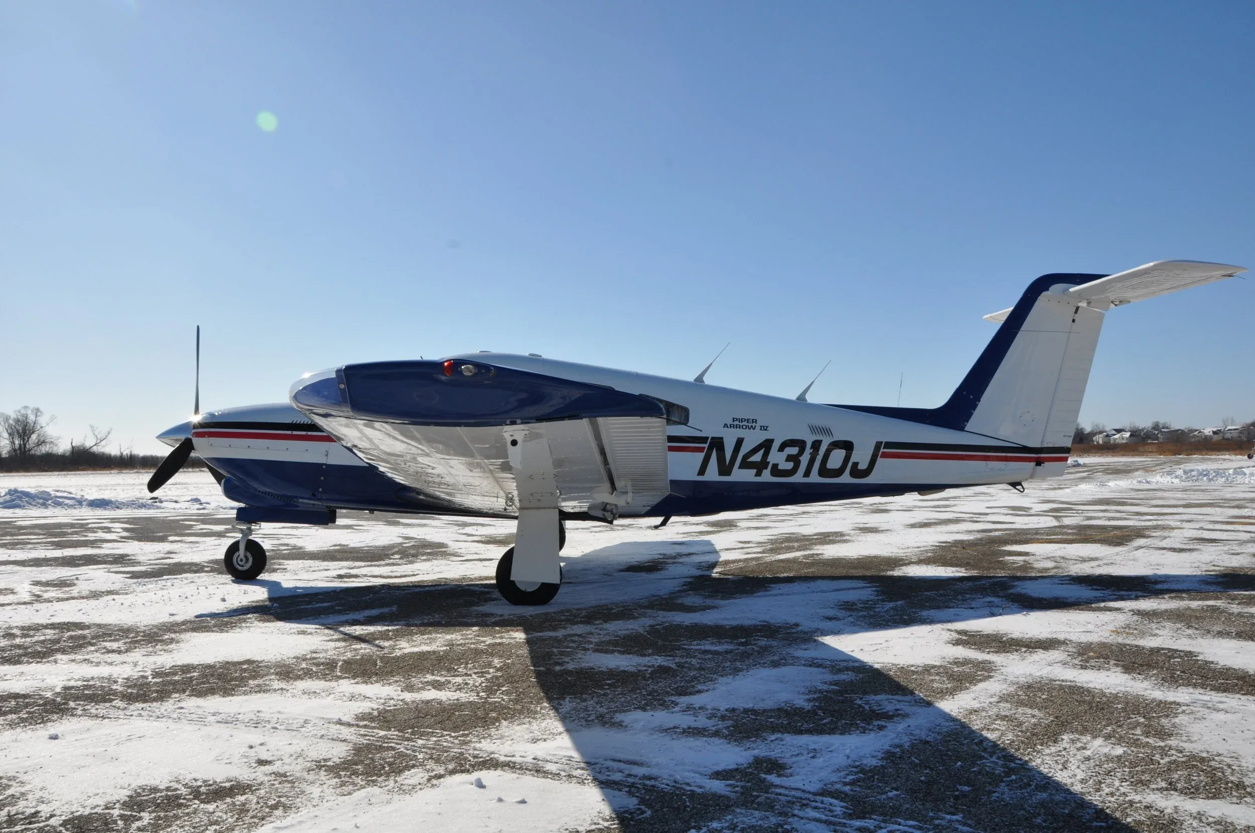 Exterior view of a 1983 AKC AVIATION TURBO ARROW IV.