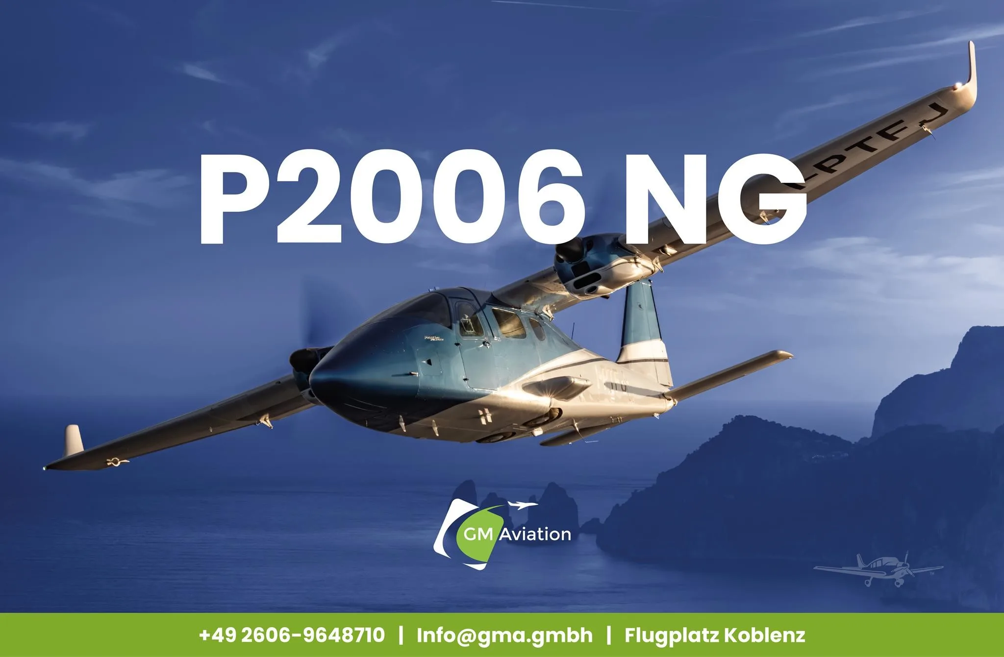 Marketing image of a 2027 TECNAM P2006T.