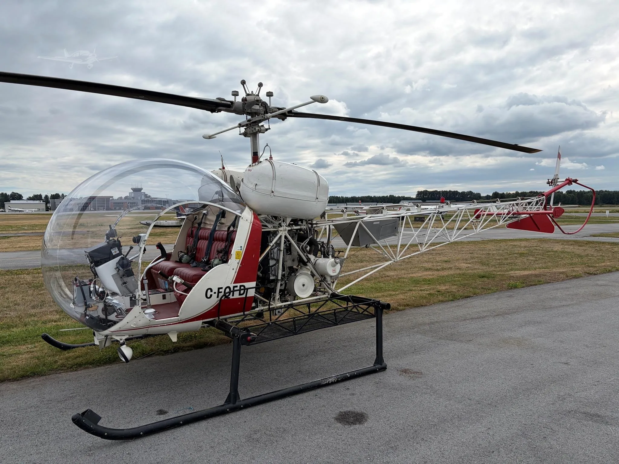 Marketing image of a 1969 BELL 47G-3B-2.