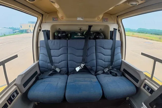 Cabin interior of a 2017 Bell.