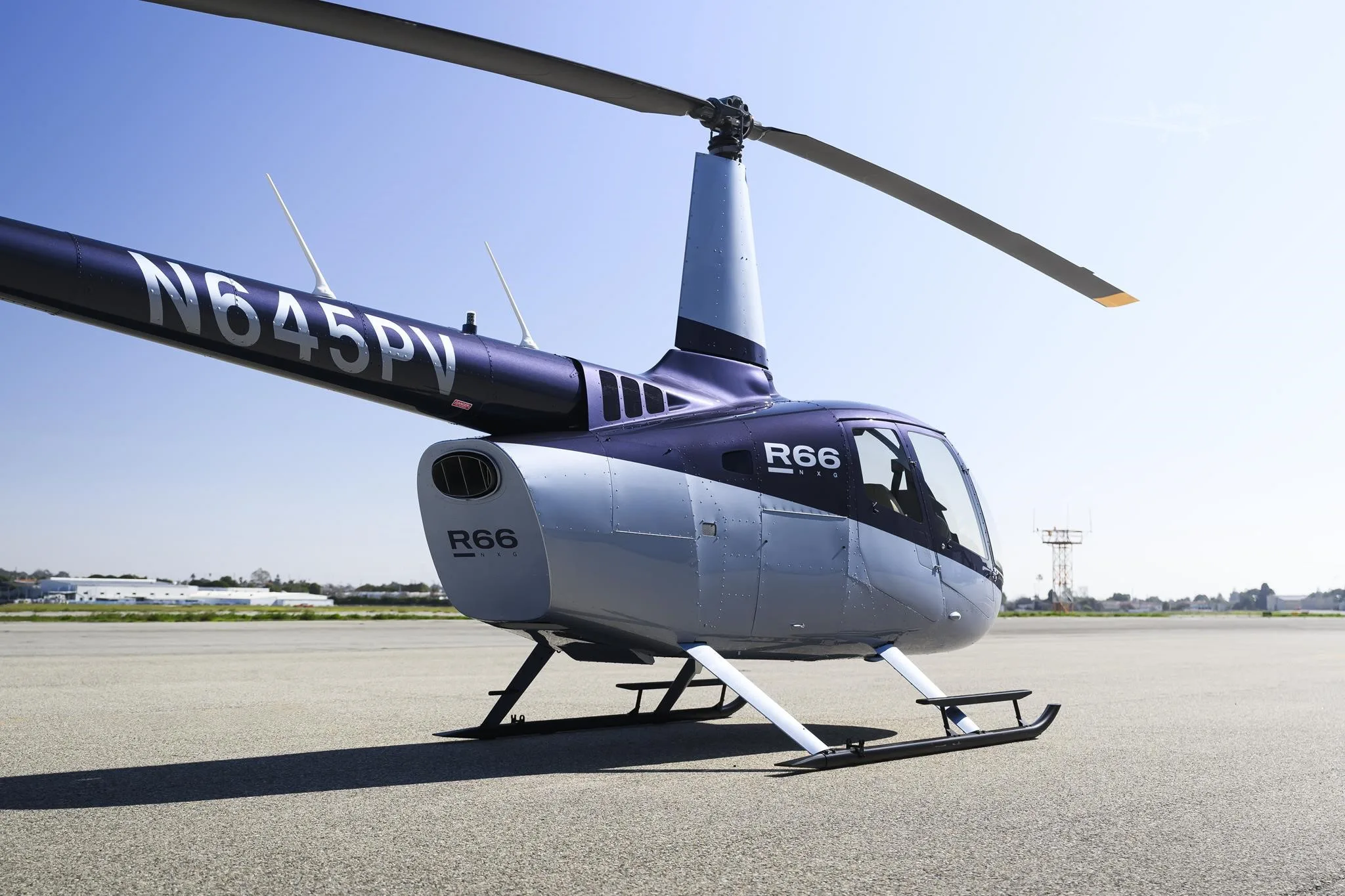 Exterior view of a 2027 ROBINSON R66 NXG.