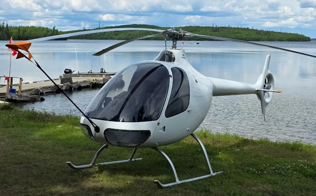 Marketing image of a 2023 Guimbal Cabri.