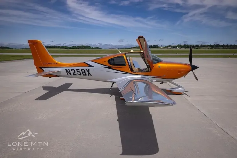 Marketing image of a 2022 Cirrus SR22 G6.
