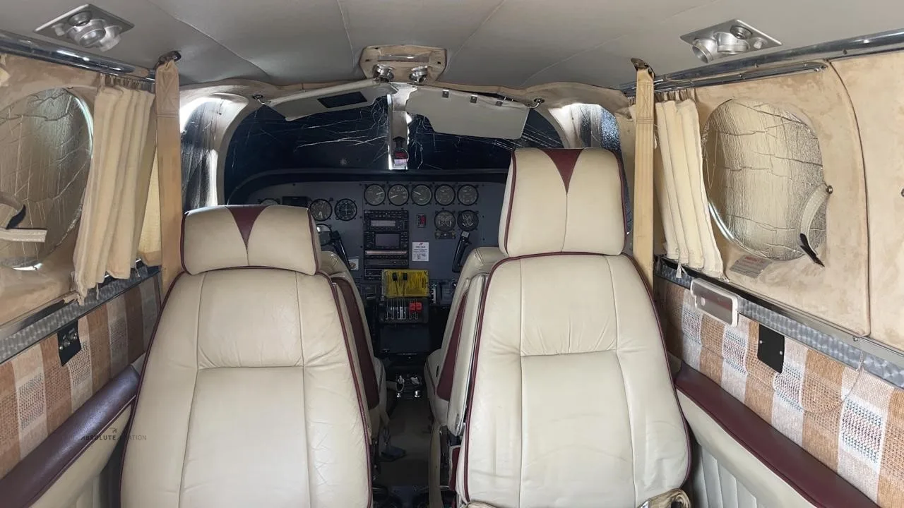 Cabin interior of a 1980 CESSNA 340A.