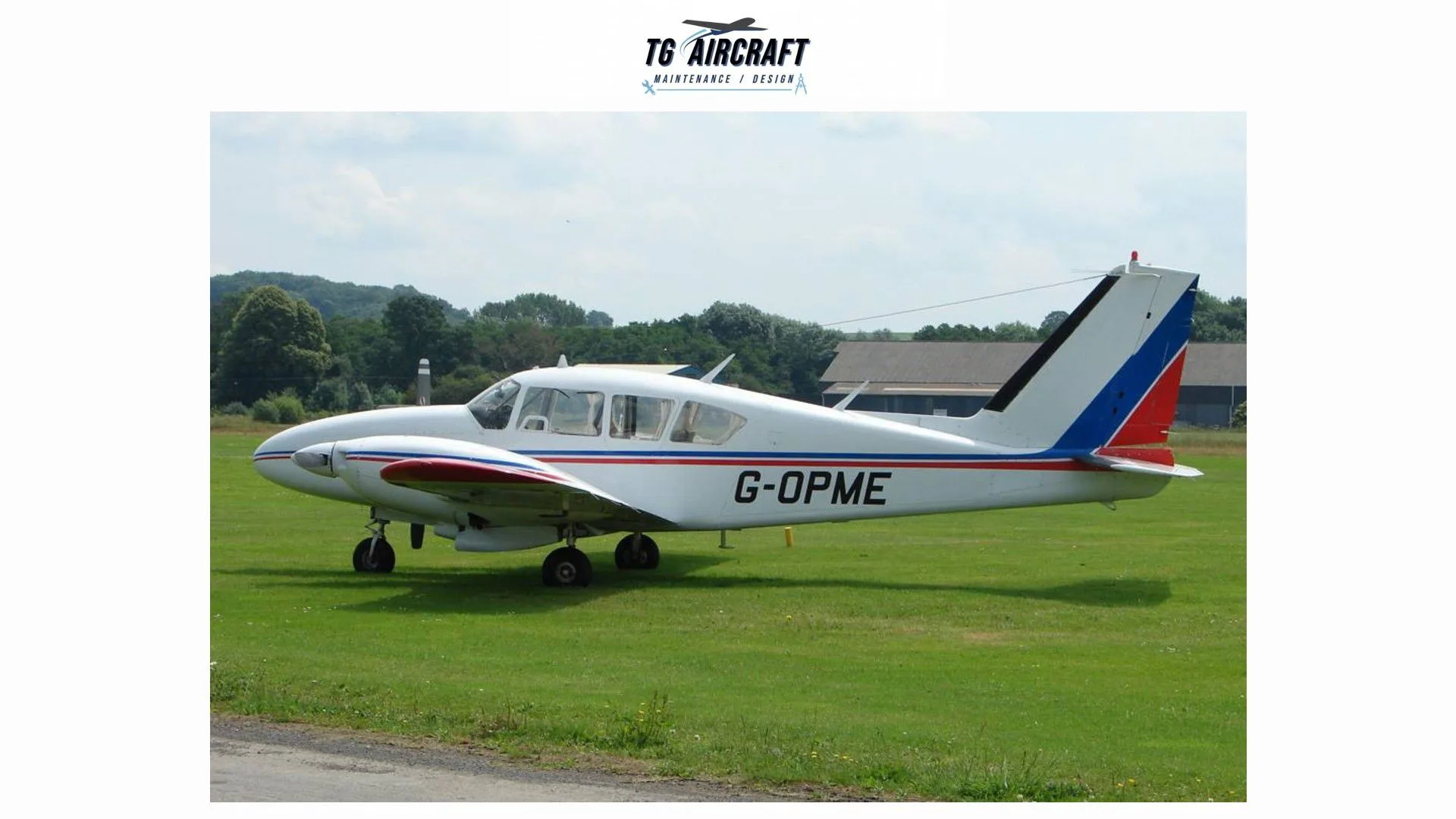Exterior view of a 1969 Piper PA-23-250 Aztec D.
