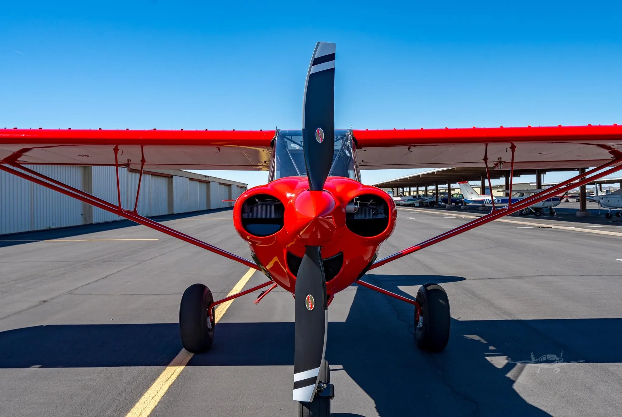 Exterior view of a 2021 CUBCRAFTERS NXCUB, N15NX.