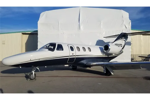 Exterior view of a 2001 Cessna cj1.