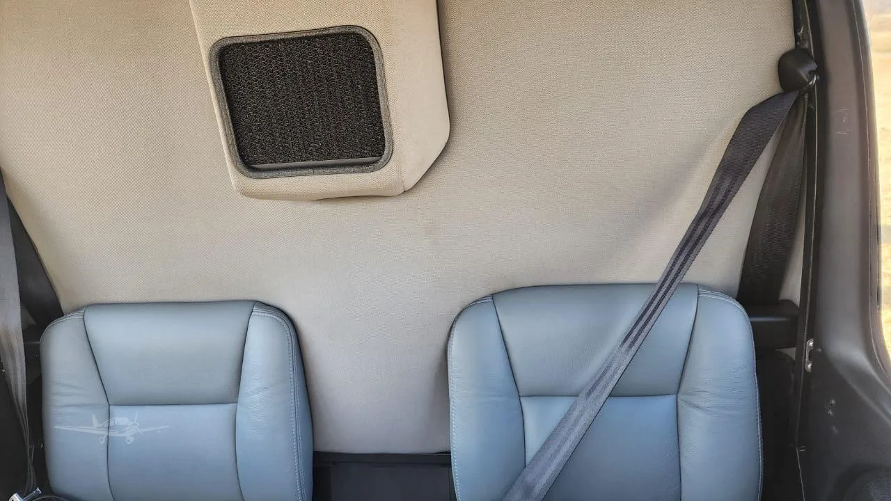 Cabin interior of a 2007 ROBINSON R44 RAVEN II.