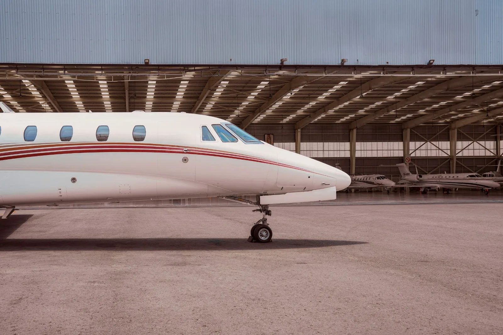 Exterior view of a 2004 Cessna Citation Sovereign.
