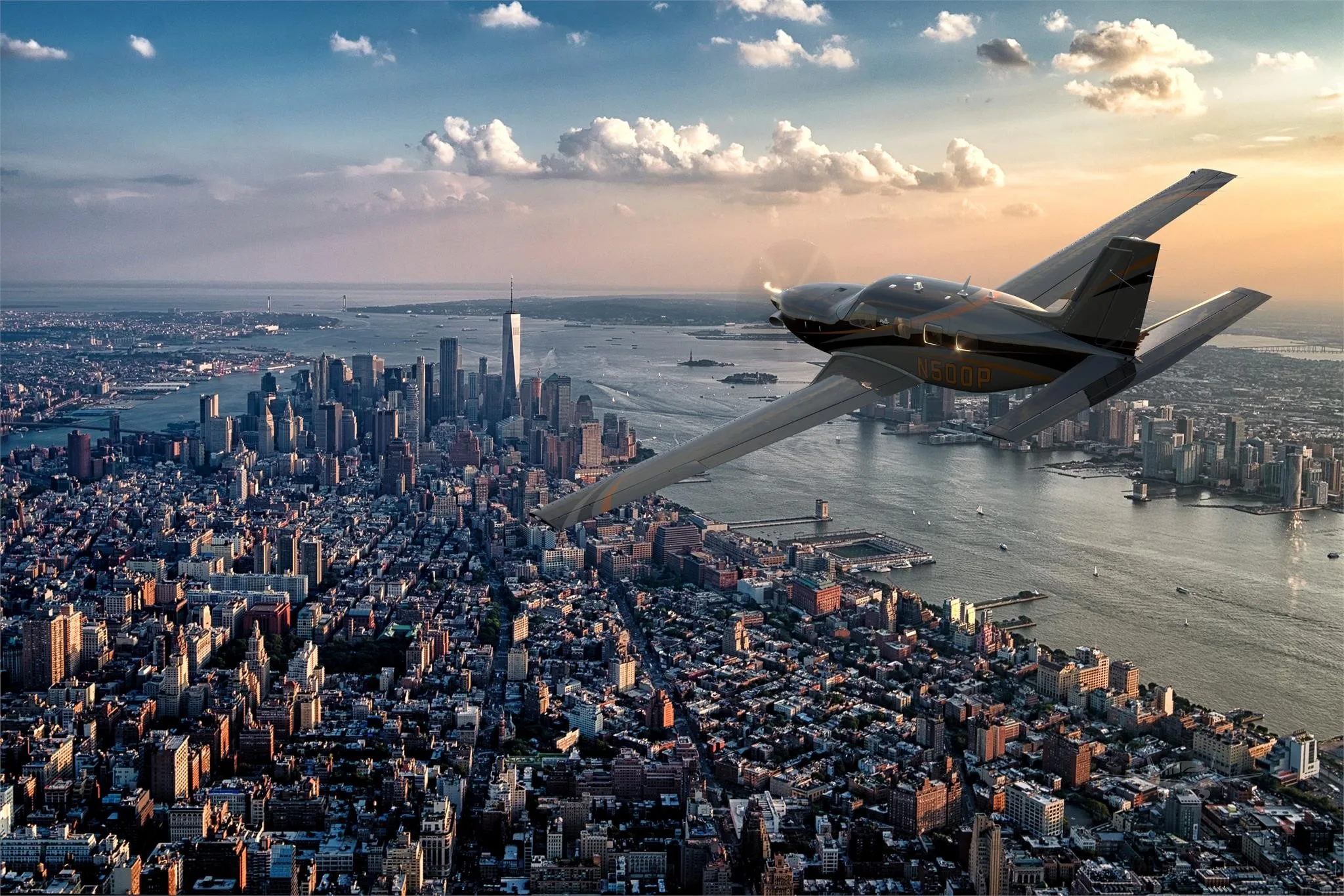 Marketing image of a 2025 PIPER M500.