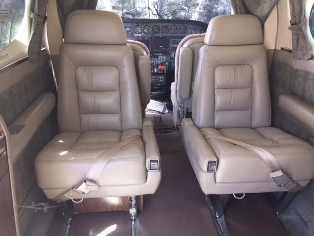 Cabin interior of a 1981 CESSNA 421C.