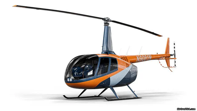 Marketing image of a 2026 Robinson R66.