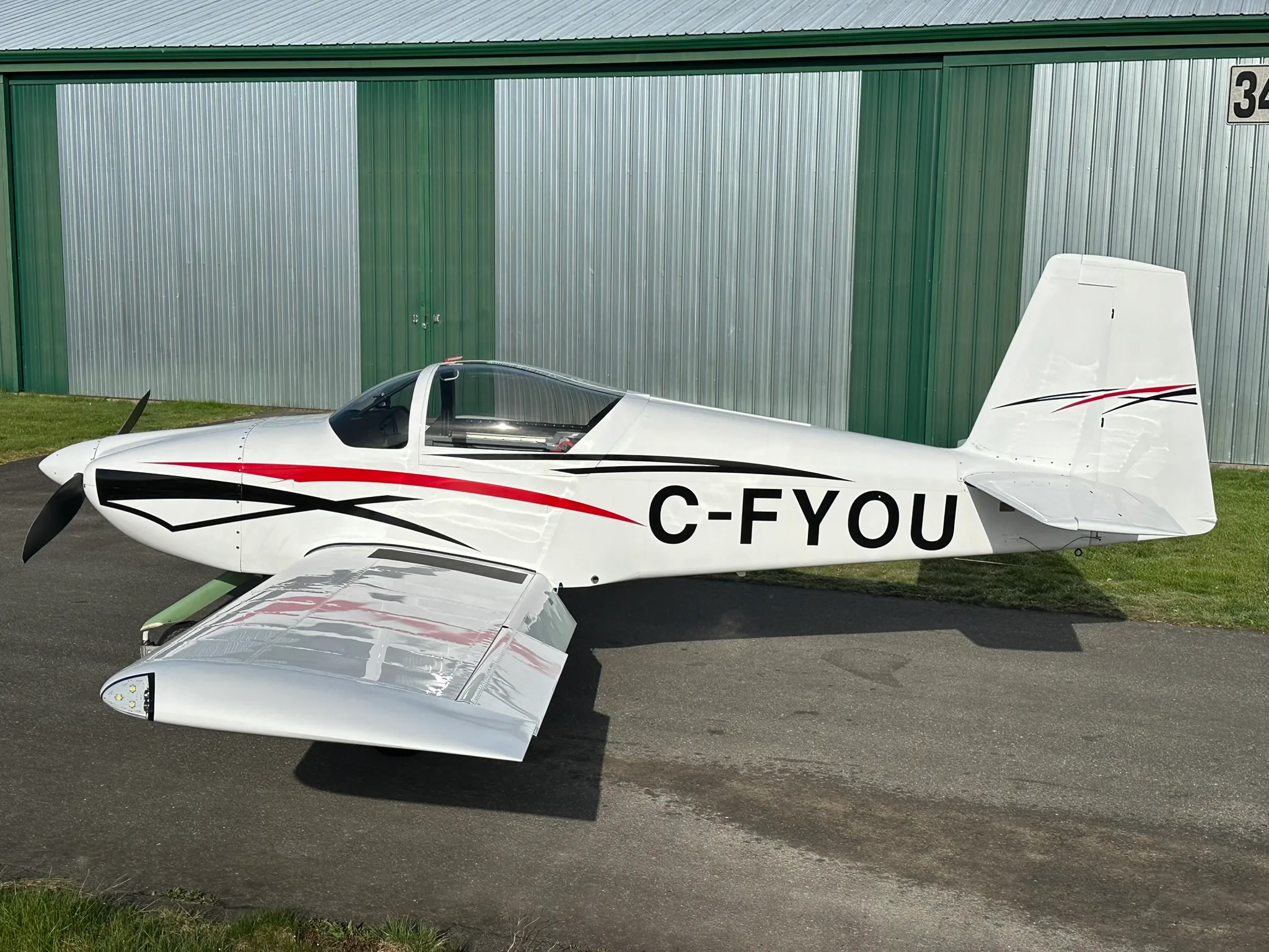Exterior view of a 2023 Van's RV-7A - Canadian Aircraft Sales.