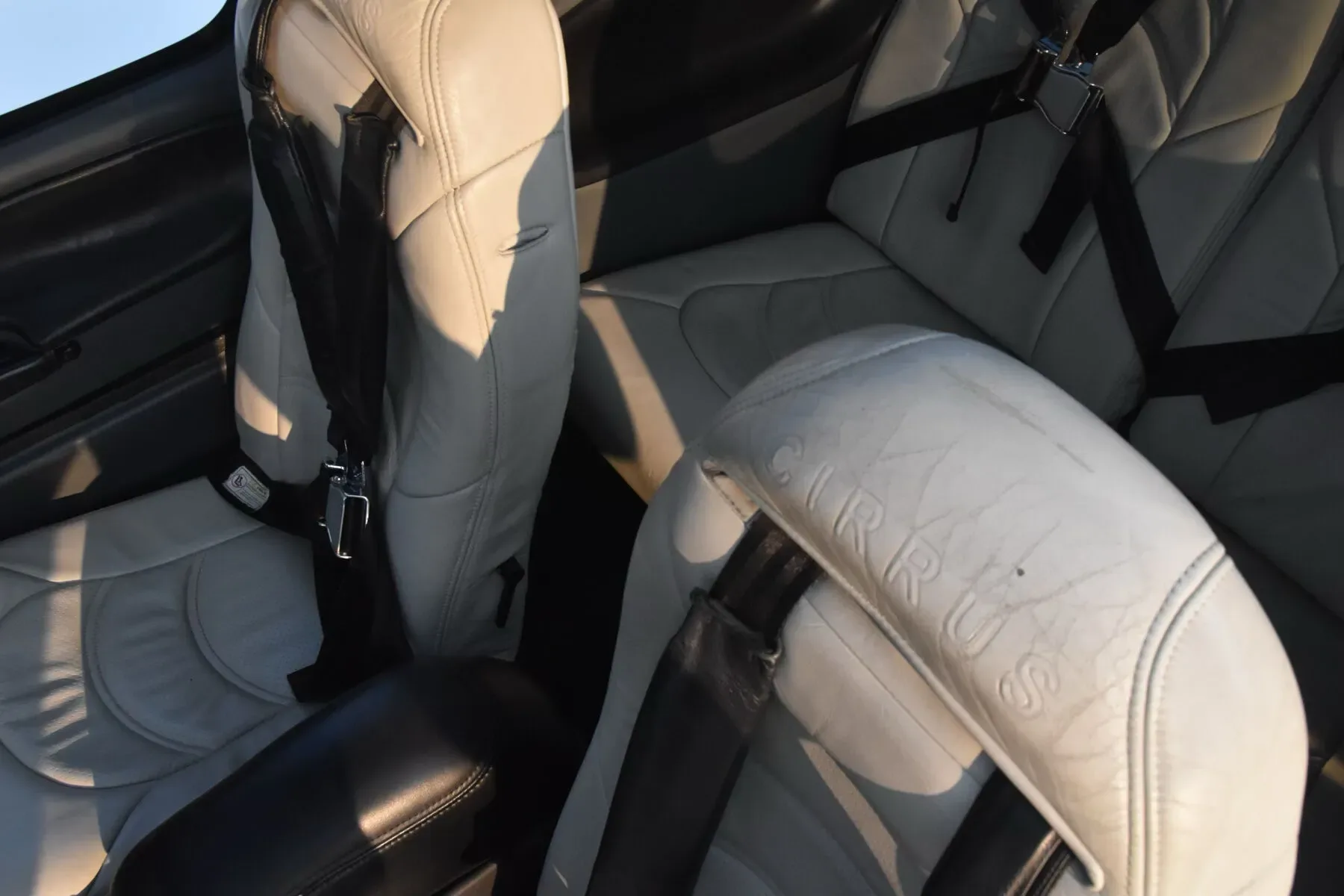 Cabin interior of a 2008 Cirrus SR22.