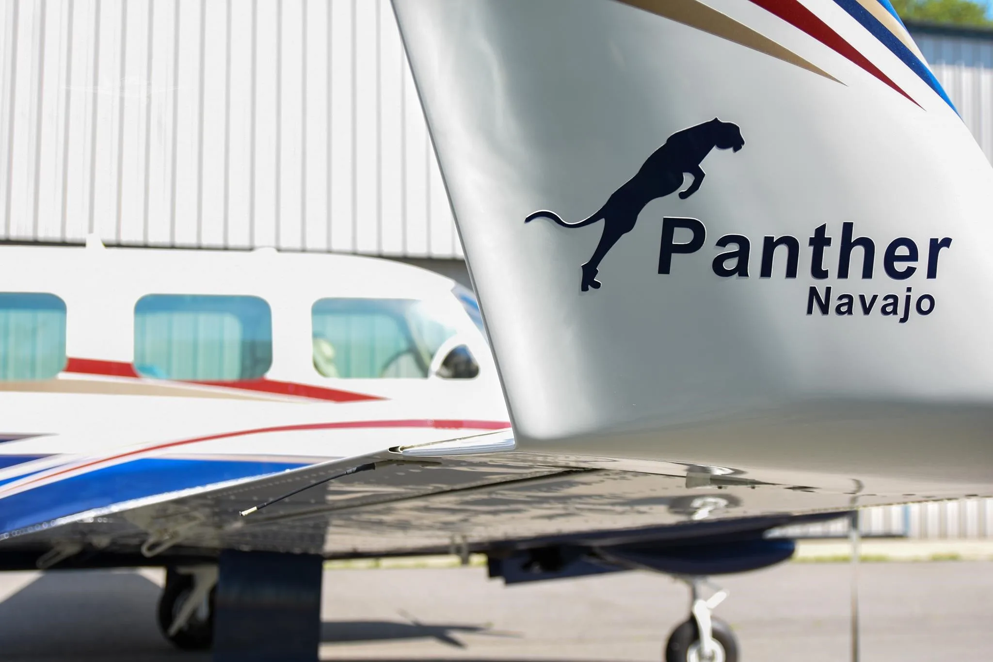 Exterior view of a 1979 PIPER NAVAJO CR, N744JC.