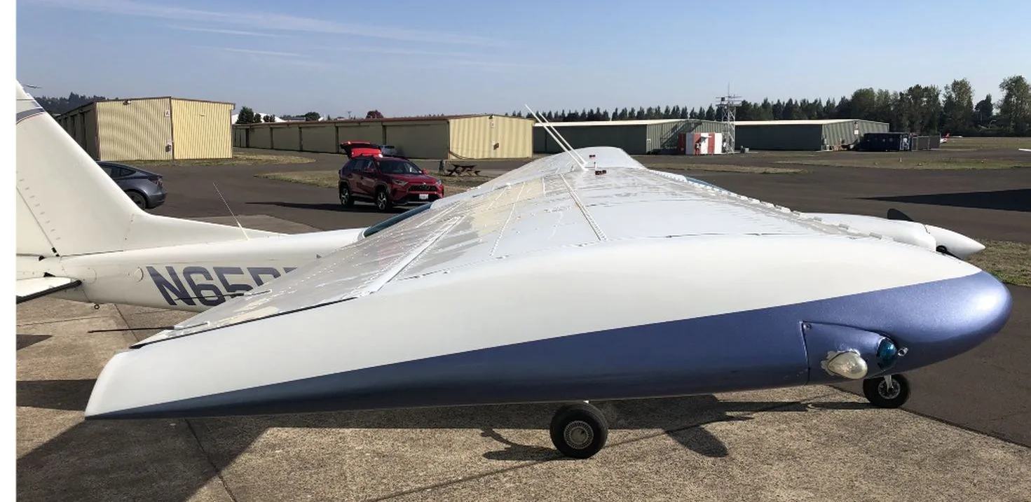 Exterior view of a 1977, N65PT.