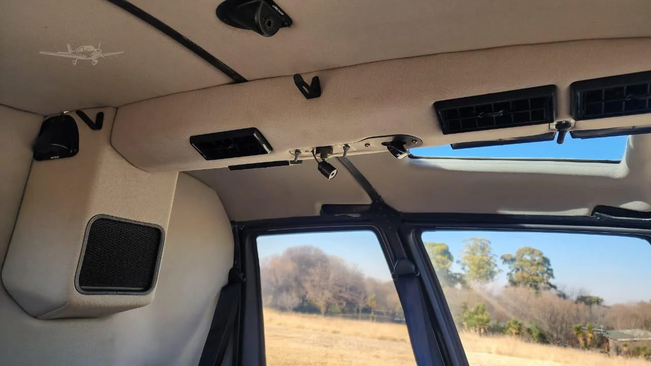 Cabin interior of a 2007 ROBINSON R44 RAVEN II.