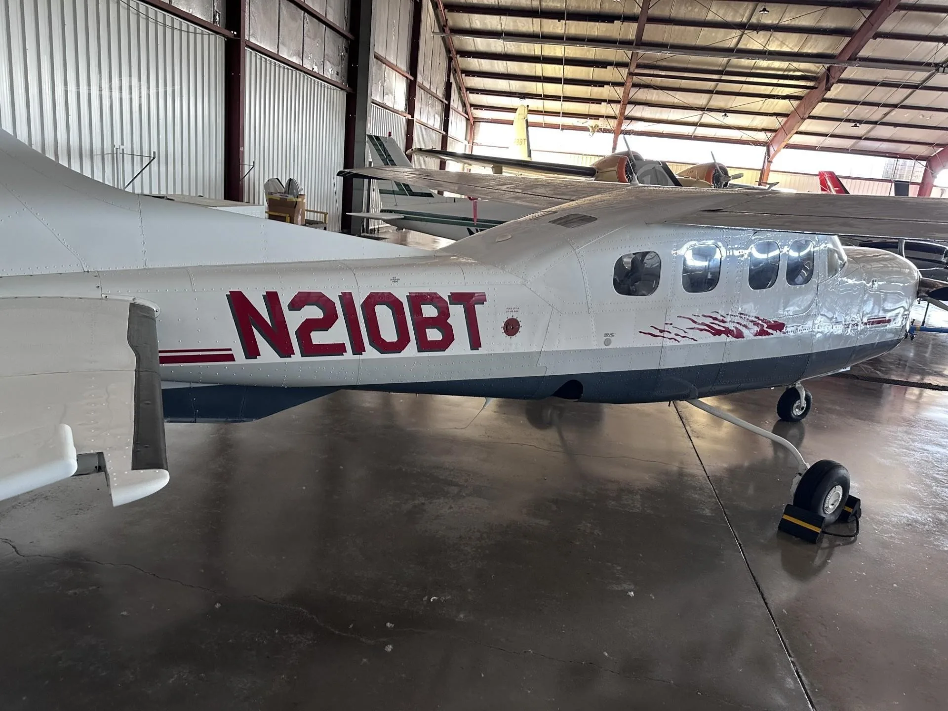 Exterior view of a 1979 CESSNA P210N, N210BT.