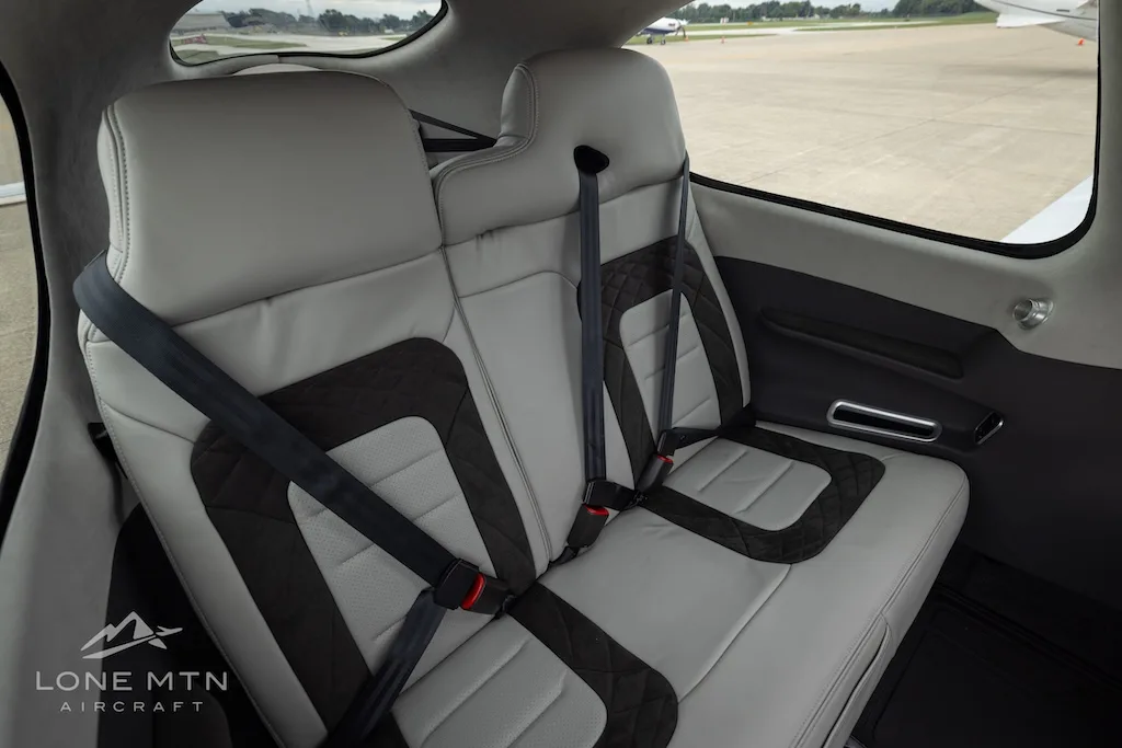 Cabin interior of a 2025 Cirrus SR22 G7+ GTS.