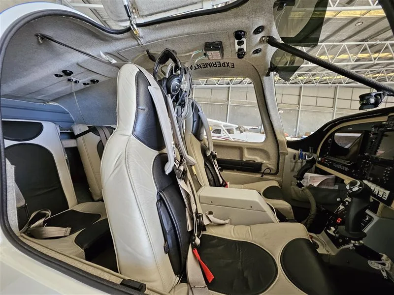 Cabin interior of a 2015 Vans AIRCRAFT RV10.