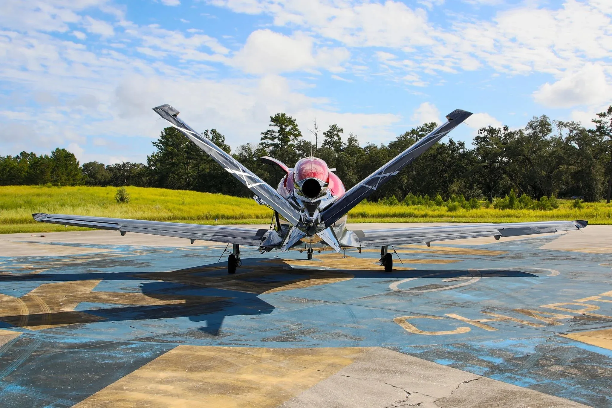 Exterior view of a 2025 Cirrus Vision SF50 G2+.