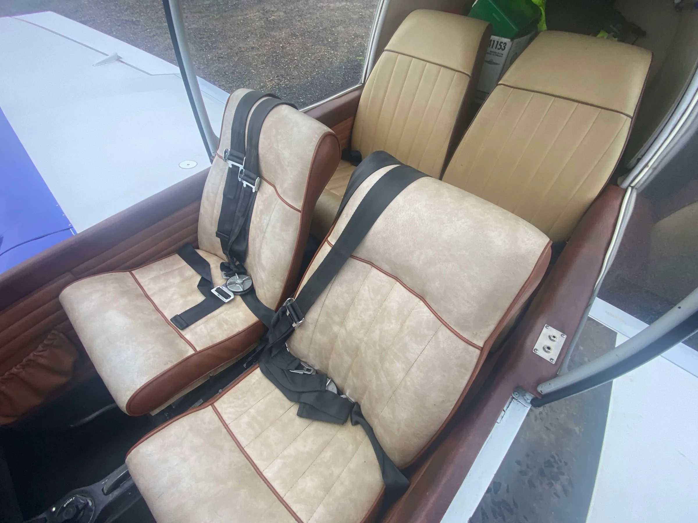 Cabin interior of a 1972 Robin DR-400 180 Regent.