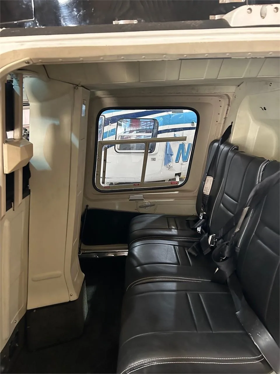 Cabin interior of a 1981 BELL 206B III.
