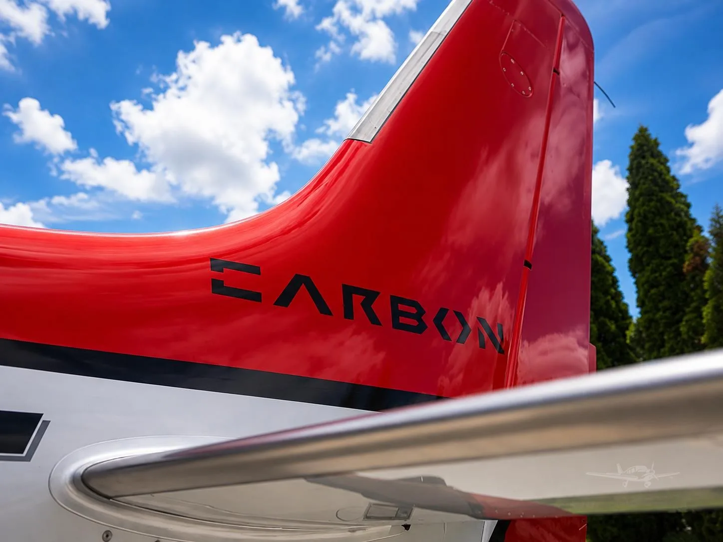 Engine detail of a 2022 CIRRUS SR22-G6 TURBO.