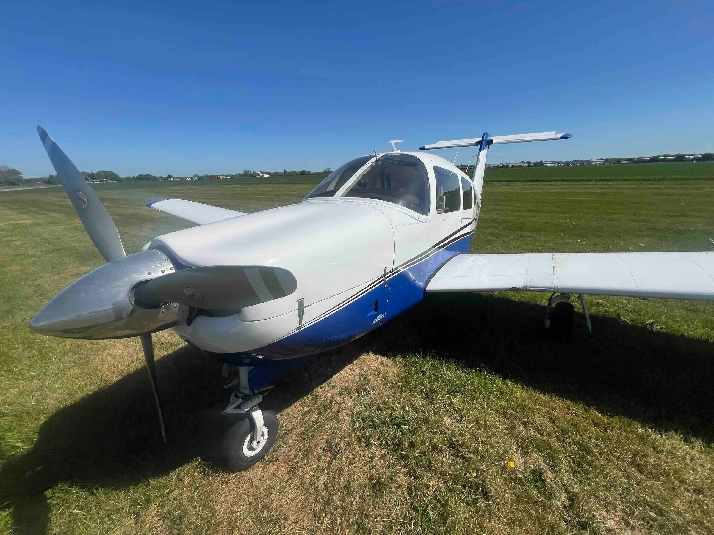 Exterior view of a 1979 Piper PA-28RT-201 Arrow IV.