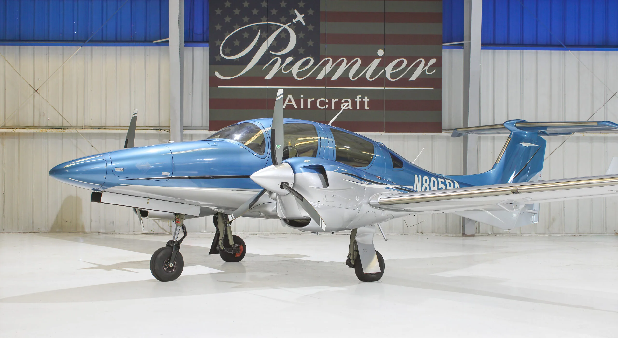 Cabin interior of a 2023 Diamond DA62.