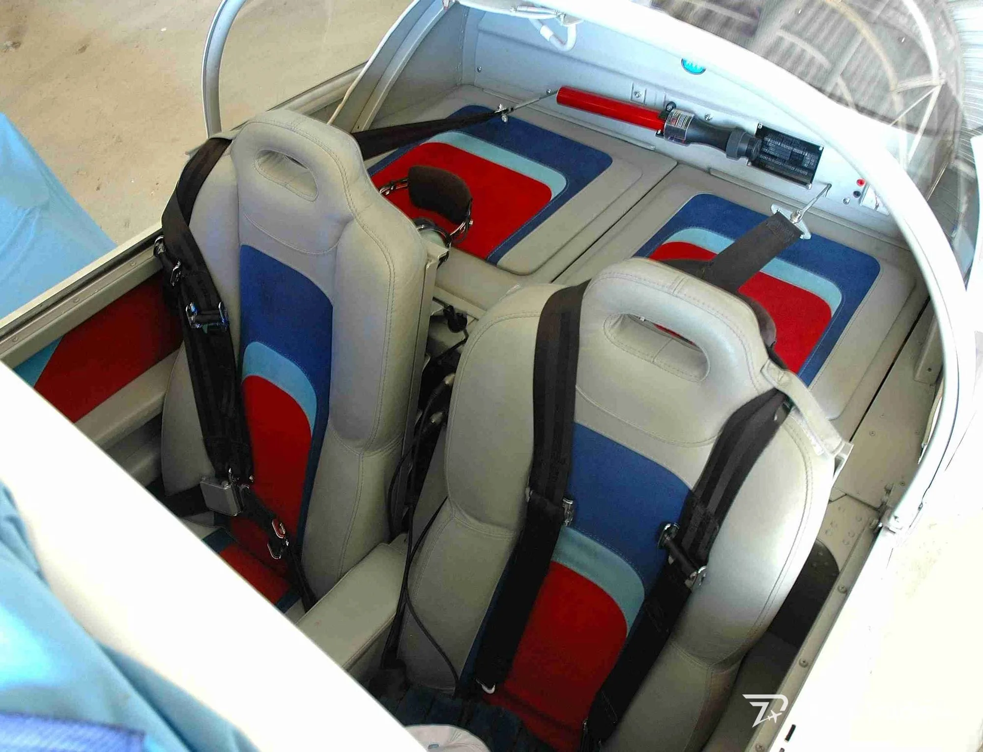 Cabin interior of a 2001 Vans RV6 A.