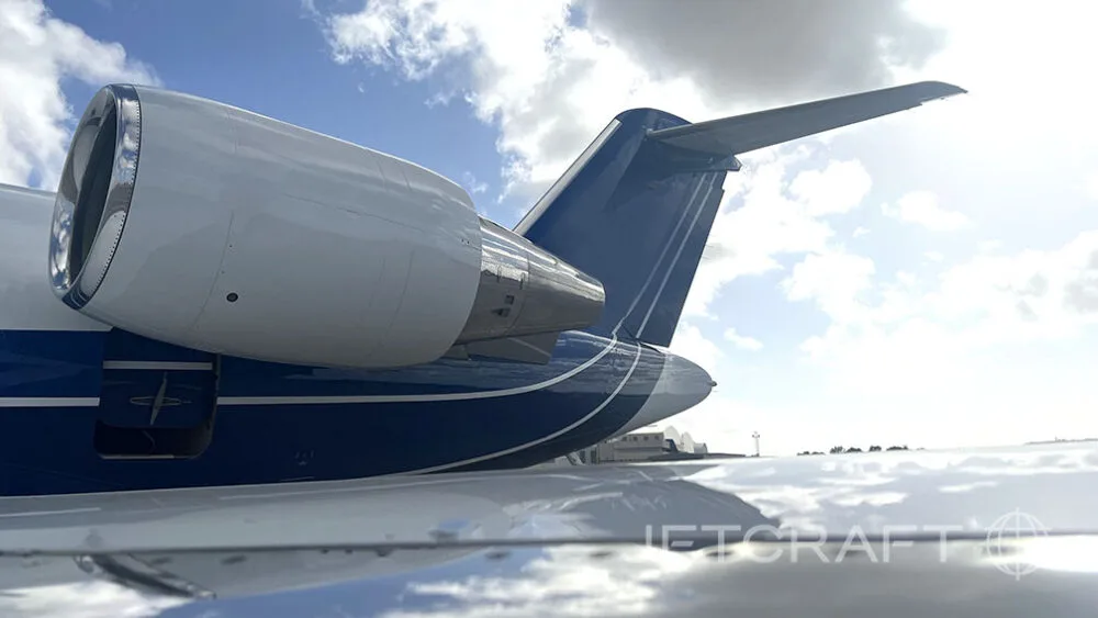 Marketing image of a 2003 Bombardier challenger.