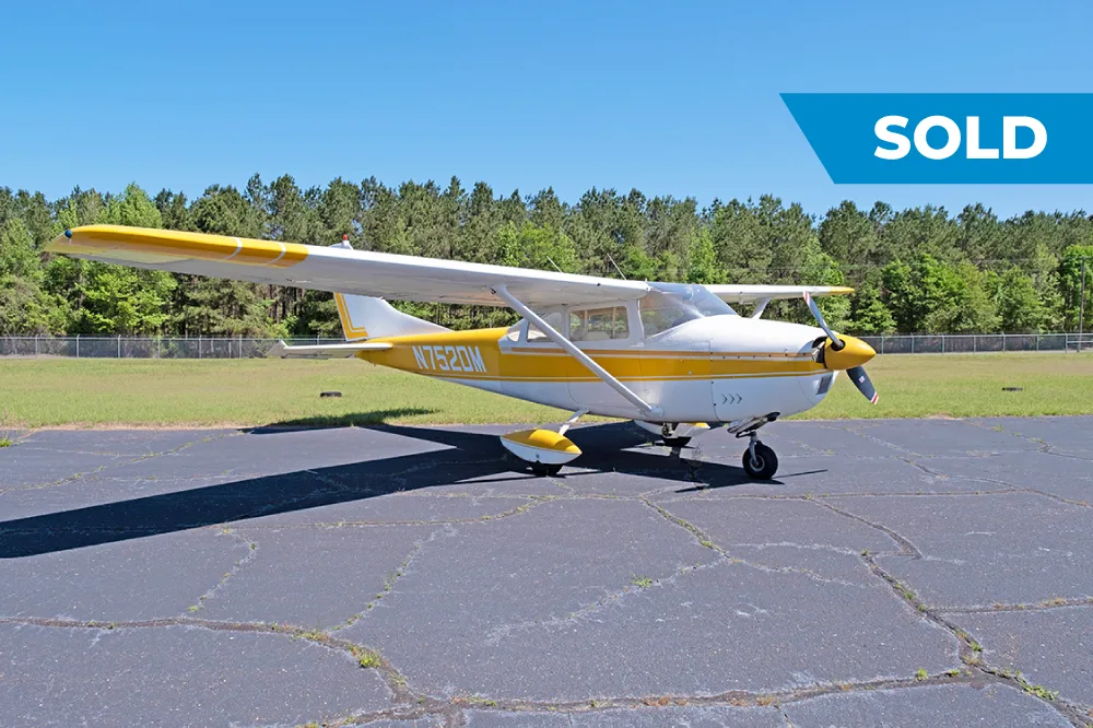 Exterior view of a 1962 Cessna 182E Skylane, N752DM.