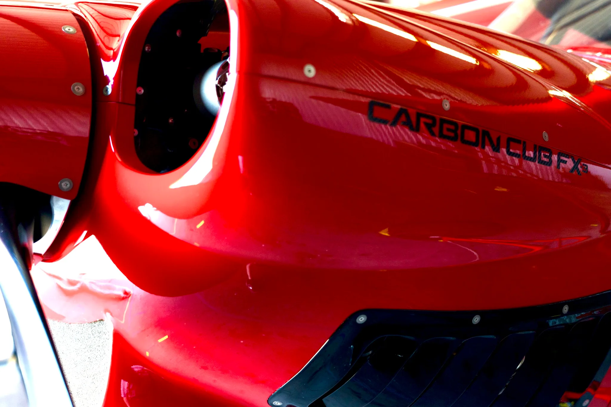 Engine detail of a 2018 CubCrafters.