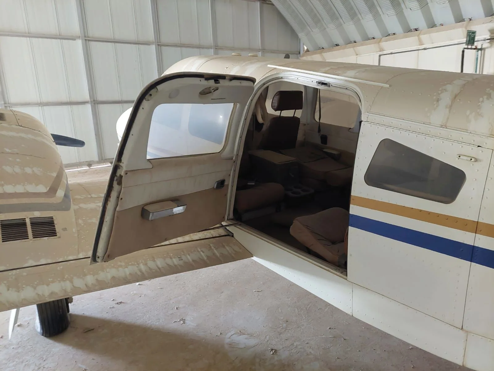 Cabin interior of a 1977 Piper PA-34-200T Seneca II.