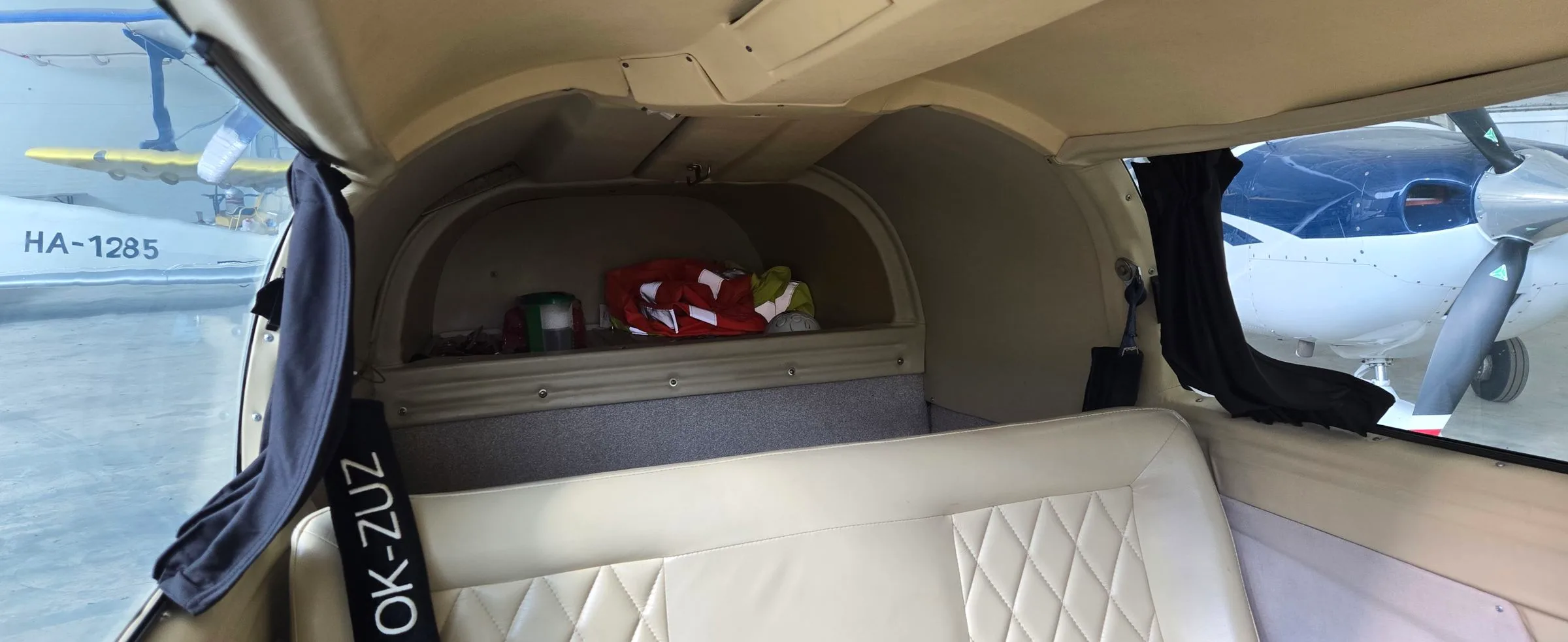 Cabin interior of a 1979 Mooney M20J 201.