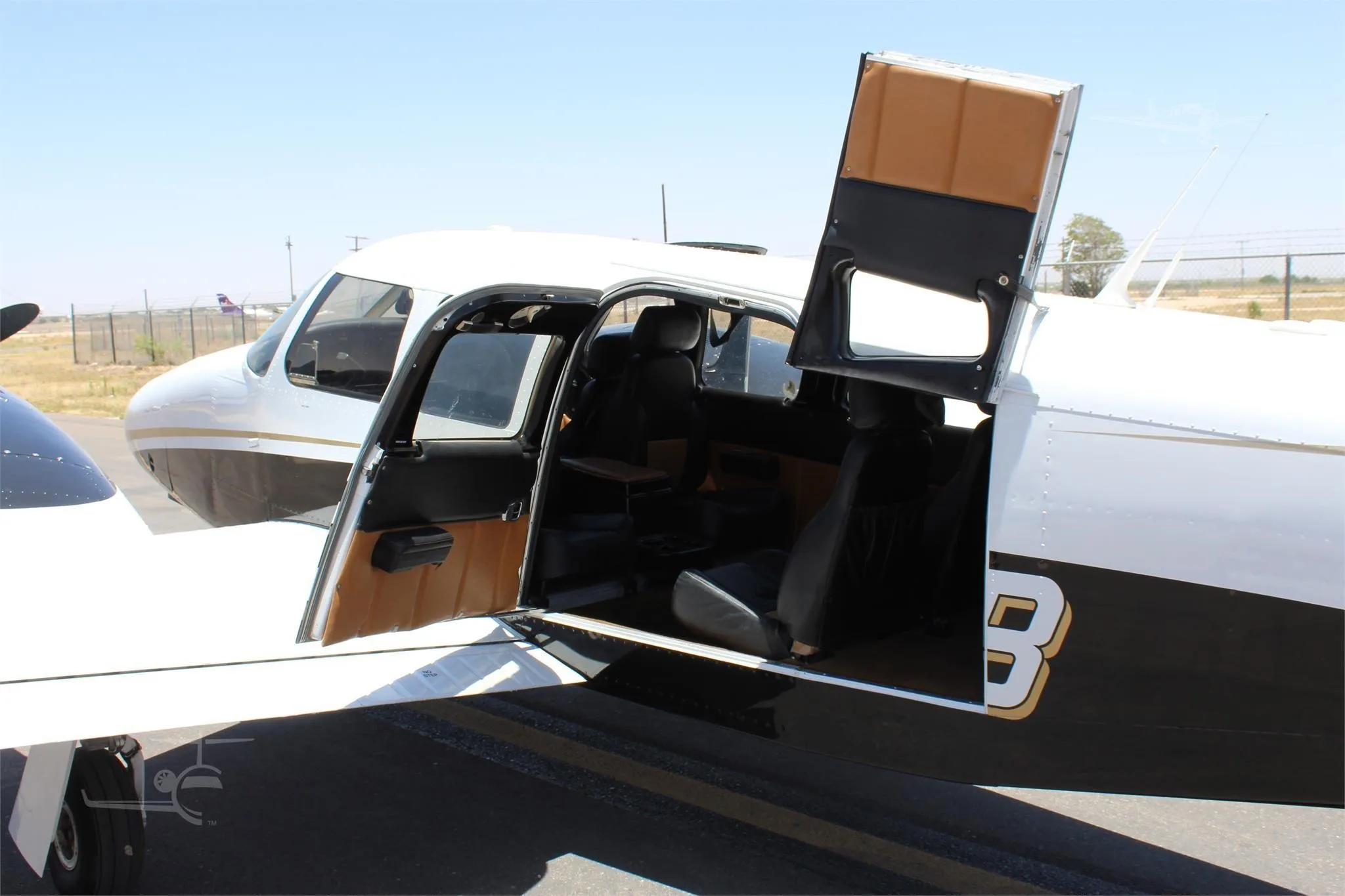 Cabin interior of a 1980 PIPER SENECA II.